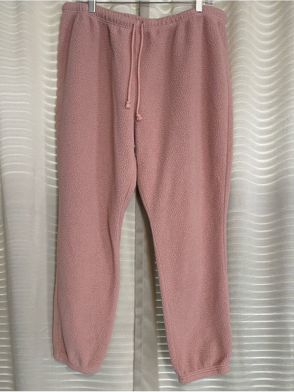 Como Vintage Pale Pink Sherpa Lounge Pants